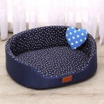 강아지 침대 집 소파 개집 양털 애완견 고양이 도트 패턴 최고강아지 매트 cama para cachorro : 광안구대
