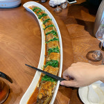 긴 대형 갈치 요리 접시 식당 레스토랑 특수 그릇 : 데이앤홈