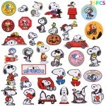 찰리 스누피 우드스탁 루시 와펜 40종 자수 패치 마크 열접착 스티커 모자 옷 가방 장식 : 애플리빙