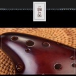 고급 오카리나 프로페셔널 16 홀 알토 C 오카리나 튜브 2 개, AC 톤 악기 플루트 : 굿즈 스페이스