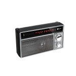 아남 휴대용 레트로 라디오 소형 아날로그 탁상용 주방 건전지 RONE : 한성디지털