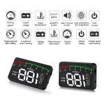 WIIYII A900 OBD2 HUD 자동차 액세서리 헤드 업 디스플레이 속도 RPM 전자 가제트 지능형 프로젝터 : 홍홍 369