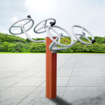 야외 공원 운동기구 광장 사무실옥상 체육시설물 : 공구 박스