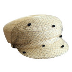 봄 망사리본 엘레강스 승마모 캡 패션풀 : 글로벌랜드구매대행