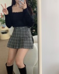 [아이 당배] 여성 러피 퍼 볼레로 세트 (2 color) : 나비드 Navid