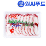원씨푸드 초밥용 초문어 10gX20미(200g) 문어초밥 하비코 슬라이스 초밥재료 초회 : 원씨푸드