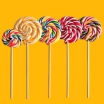 크리스마스사탕 오로라캔디 25g 롤리팝 화이트데이 수제 회오리 업소용 막대 사탕 할로윈 : 시즌창고