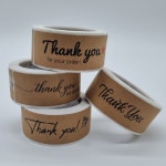 그라프트 감사 스티커 손글씨 땡큐 종이 120장 : chakhanstore