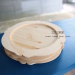 나무 원목 우드접시 앤틱 접시 원형 사각 원목 재료 diy : 수작컴퍼니