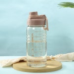 스포츠 물병 1.5l 대용량 피트니스 컵 필터 커버 포함 고온 플라스틱 물컵 야외 스포츠용 병 : 마켓쭌이