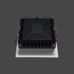 킹 LED 다운라이트 EL-5184 12W 음푹 사각 확산 천장매입매립조명 타공100mm(4인치) : 오셀커머스