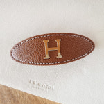 H-1189 H스티치 반머리 헤어핀 / 5컬러 : 바이진주리본