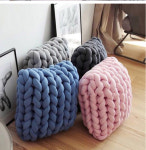 자이언트얀 뜨개실 핸드니팅 망고실 가방만들기 뜨개질실 벨벳 패브릭얀 점보얀 1kg : 이너라