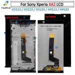 액정 셀프수리 부품 Xperia XA 2 LCD 디스플레이 터치패널스크린 디지타이저 프레임 포함 xa2 H3113 H3123 H3133 H4113 H4133 : 니니풀... 