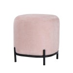 부클레 원형 원통 스툴 소형 디자인 동그란 의자 촬영 용 패브릭 동글이 수툴 푸프 화장대 거실 소파 풋 스톨 : 너곧내생활