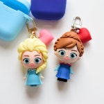 엘사 안나 공주 갤럭시 버즈 Z플립 에어팟 키링 어린이집 가방 자동차 키홀더 : 레헬른