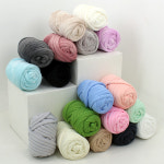 자이언트얀 1kg 패브릭얀 실 점보얀 벨벳 가방 만들기 핸드니팅 뜨개실 : 마고루체