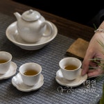 [다도 다기] 예향원 경덕진 순수공 빙렬문 요변유 매화 찻잔받침 E-9558 : 예향원