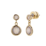 벨 콤비 16K 천연석 925실버 포스트 귀걸이 셈페르엘 아마조나이트 6컬러 : 셈페르엘