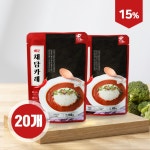 매운 채담카레 3분요리 간편식 자연주의 채소 채식 순수람 160g 20개 : 호라마켓