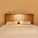 멀바우 LED 원목 조명침대 주문제작 갤러리 수납형 프레임 : 우드토픽라인