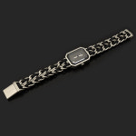 [중고명품 미스터문] Chanel(샤넬) H0451 스틸 블랙 쿼츠 프리미에르 아이코닉 체인 팔찌 여성 시계 [중고명품매입] : MISTER MOON