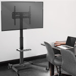 32 ~ 55인치 이동형 높이각도조절 티브이 스탠드 받침대 삼성 엘지 LG TV 32 35 37 40 49 50 55 : 루바스 스토어