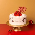[기프티콘상점]투썸플레이스 윈터 딸기 생크림 1호 케이크 : 기프티콘상점