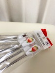 대신통상 7호 과일 복숭아 티 포크 2P 5개묶음 : 쓰리라이프