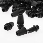 10pcs 케이블그랜드 50 케이블 글 랜드 블랙 스트레인 릴리프 커넥터 클램프, 와이어링 샹들리에 천장 조명 방수 플라스틱 : 좋은물건과좋은사람
