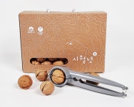 국산호두 유기농 알호두 500g+망치1 선물세트 : 시월넛-우리호두