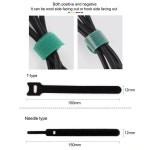 케이블타이 홀더 플라스틱 재사용 가능 케이블 타이, 나일론 루프 랩 지퍼 번들 T형 와이어, 10 PCs, 30 50 100PCs : 좋은물건과좋은사람
