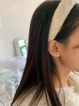 밍크볼륨머리띠 밍크헤어밴드 핸드메이드머리띠 : 양지샵