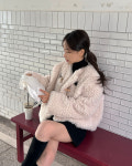 Mumu wool coat 무무 양털 떡볶이 코트 : 델리민