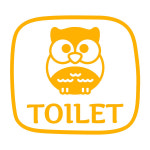 오피스왕국 화장실 부엉이 그래픽 스티커 동물 국내생산 국산소재 toilet31 (13가지 색상선택가능) 블랙 : 오피스왕국