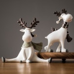 행복한 사슴 신혼집 인테리어 현관 테이블 동물소품장식 : 월드마켓스토어