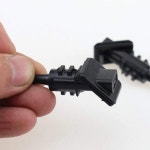 워셔노즐 와이퍼노즐 호환 자동차 앞 유리 와이퍼 와셔 스프레이 노즐 제트 2 개, 기아 씨드 2006-2012 용 검정색 교체 액세서리... 