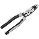 클라인툴스 Klein Tools J2159CRTP 하이브리드 플라이어: 크림퍼, 피쉬 테이프 풀러 및 와이어 스트리퍼 : 아이스공구