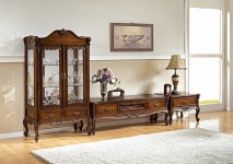 대구 경산 원목 거실장 SET : 조은가구