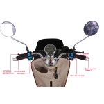 4륜 장애인 전동스쿠터 전기 오토바이 스쿠터 노인 노약자 어른신 2인용 사륜스쿠터 : 온라인119