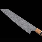 명품 사시미 회칼 Longquan 다마스커스 칼 67 층 강철 부엌 9 인치 요리사 슬라이스 Cleaver 물고기 초밥 Kiritsuke : 아트파트