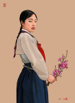 꽃순이-디지털작품파일 : 풍류화