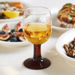 레트로 미니 와인잔 고블렛잔 260ml 브라운/그린 : 로메이키친