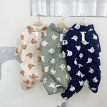 해피댕댕 댕댕이패딩올인원 (3color) 강아지 겨울 패딩 올인원 S - 2XL : 해피 댕댕