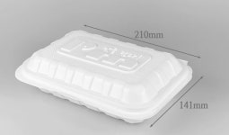 [부뚜막김치찜] 런치박스 일체형/백색 200개 SET : 파인트리마트