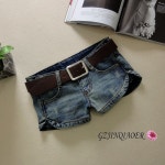 데님 숏팬츠 슬림 청 미니 핫팬츠 폴웨어 방송댄스 스트레치 섹시 돌핀팬츠 : 언니네 사진관