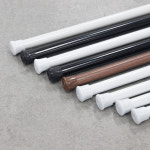 무타공 길이조절 압축 커튼봉 압축봉 중 25-40cm 텐션봉 못없이 공간활용 : 101도