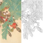 공필화도안 파초도안 50/100 원데이 수업자료 민화 채색화 D-1056 : 은향필방