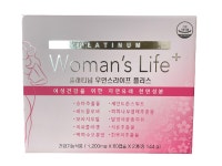 약국 판매 플래티넘 우먼스라이프 플러스 1,200mgX120캡슐(총144g) 4개월분 여성을 위한 자연 유래 천연 성분 : D.S Pharm 덕성팜