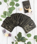 블랙 골드 타로카드 Gold Foil and Black Tarot : 샤똥타로상점